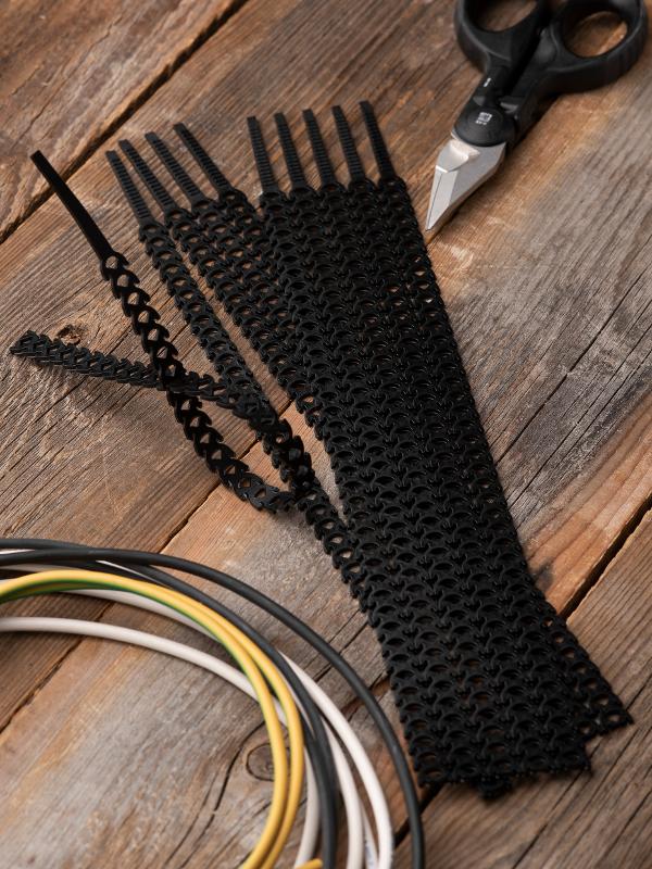 Хомут гибкий (20 шт.) черный FlexSTRAP | plc-fs-br | EKF — миниатюра 4