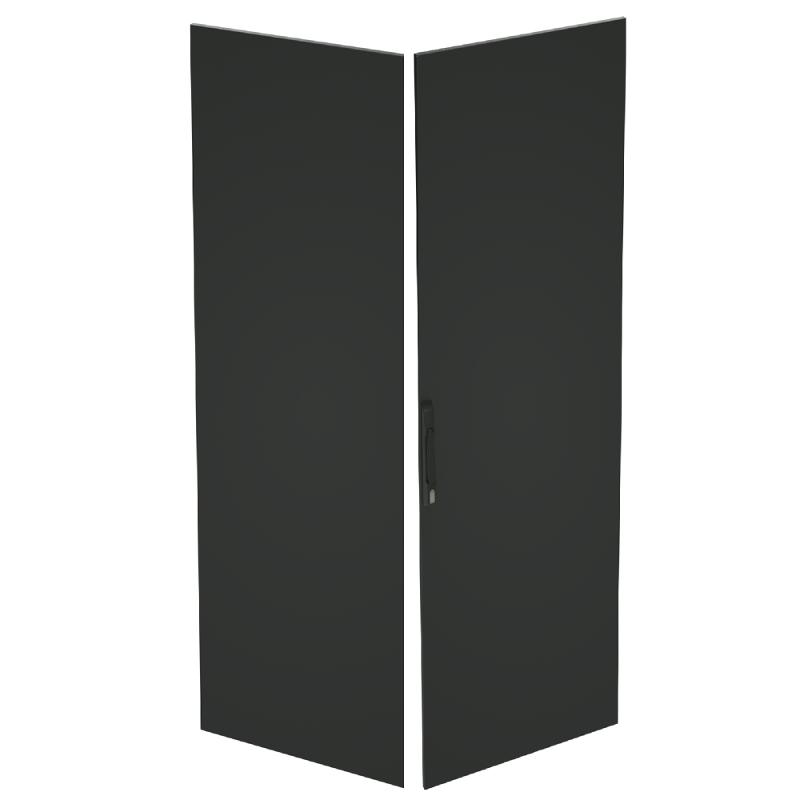 Дверь сплошная двухстворчатая для IT-CQE 2200 x 800 RAL7035 | RGITCPED2280 | DKC — фото 1 | Sento