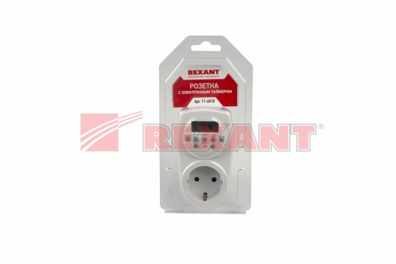 Розетка с электронным таймером RX - 31А | 11-6010 | REXANT — миниатюра 3