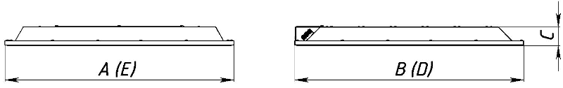 Светильник светодиодный UNI/R STANDARD (595x595) 40W OPL 850 WH DALI EM | 1884001200 | Световые Технологии — миниатюра 2