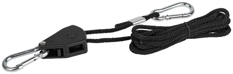 Кронштейн для фитоламп и фитосветильников  FITO-rope телескопический подвес 2 м с карабином | Б0061037 | ЭРА — миниатюра 2