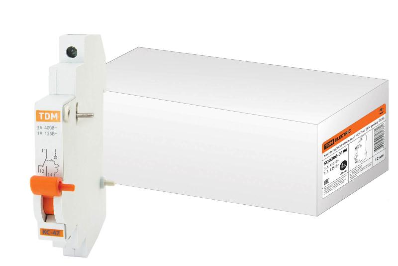 Контакт дополнительный КС47 на DIN-рейку  | SQ0206-0196 | TDM — TDM ELECTRIC