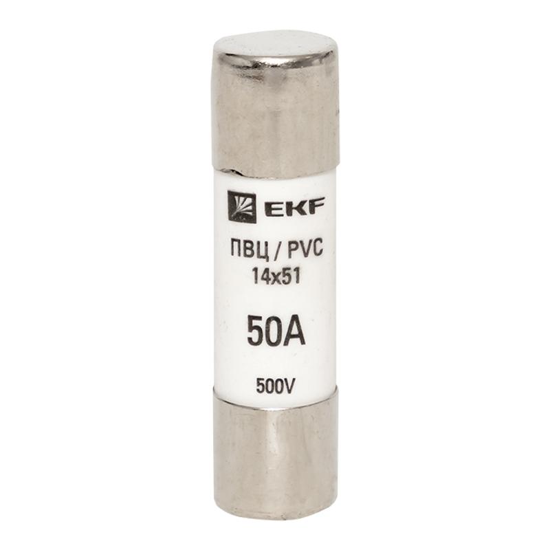 Плавкая вставка цилиндрическая ПВЦ (14х51) 50А | pvc-14x51-50 | EKF — миниатюра 2