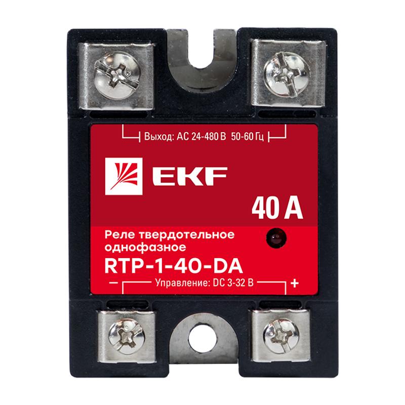 Реле твердотельное однофазное RTP-40-DA EKF PROxima |  rtp-1-40-da |  EKF — миниатюра 5