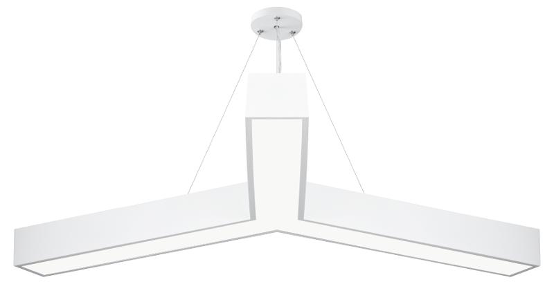 Светильник светодиодный Geometria Igrek SPO-144-W-40K-066 66Вт 4000К 4000Лм IP40 1200*1200*80 белый подвесной ЛТ | Б0058890 | ЭРА — миниатюра 4