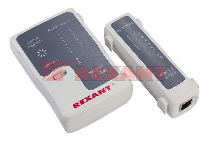 Тестер Кабеля  RJ-45+RJ-11 - 468 | 12-1006 | REXANT — миниатюра 2