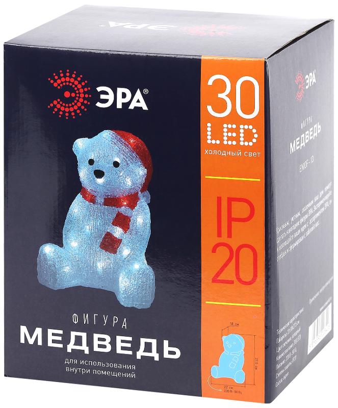 Фигура светодиодная  Медведь, ENIOF - 13  , 220V (4/64) | Б0047975 | ЭРА — миниатюра 2