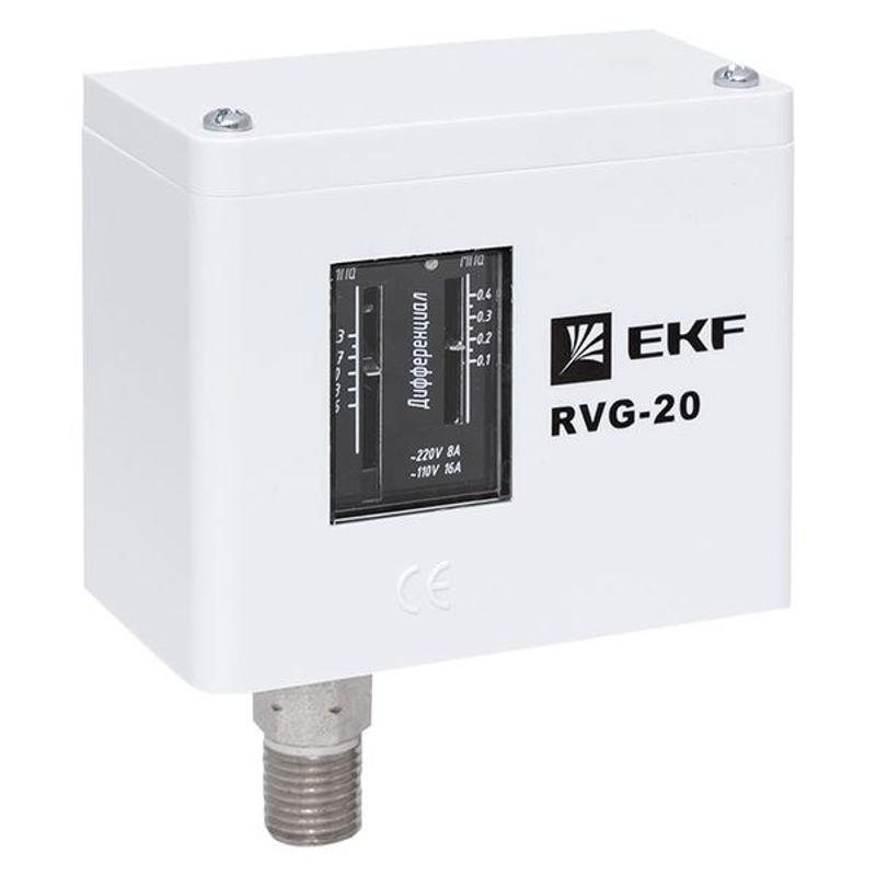 Реле избыточного давления EKF RVG-20-1,6 (1,6 МПа) | RVG-20-1,6 | EKF — EKF