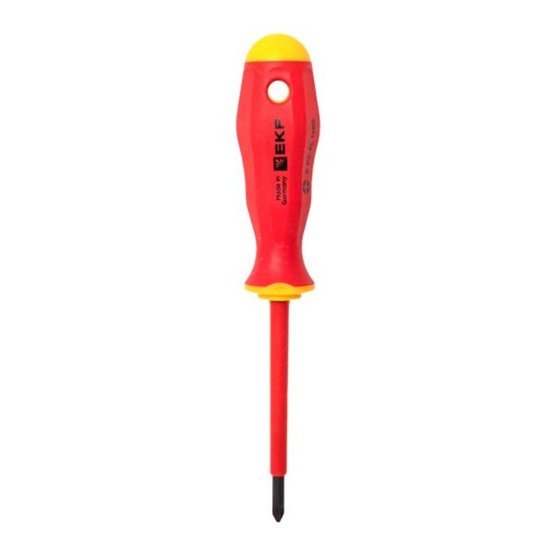 Отвертка Professional PZ-FL1х80 мм VDE 1000В |pz-fl-1-80-pro-in|EKF — миниатюра 1