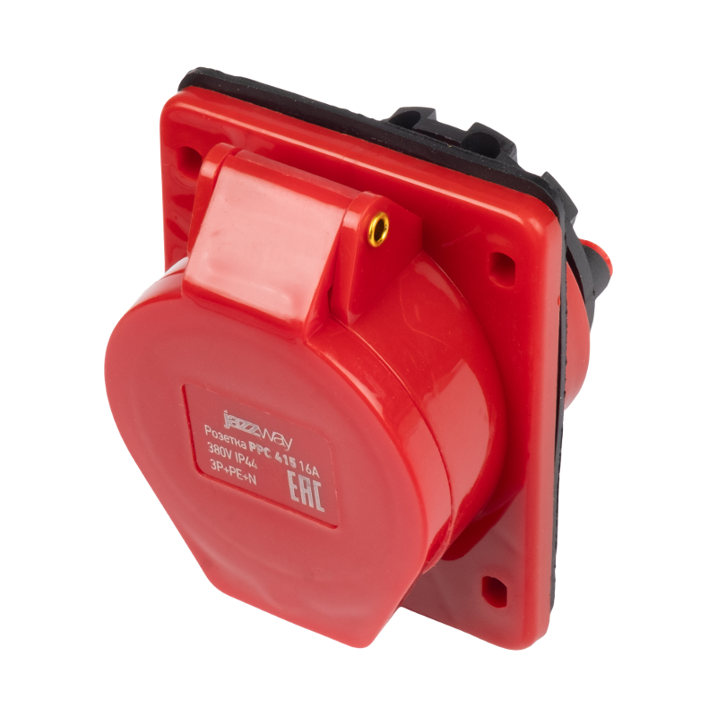 Силовой разъем  PPC 415 3Р+РЕ+N 16А 380В IP44  | .5072978 |  Jazzway — Jazzway