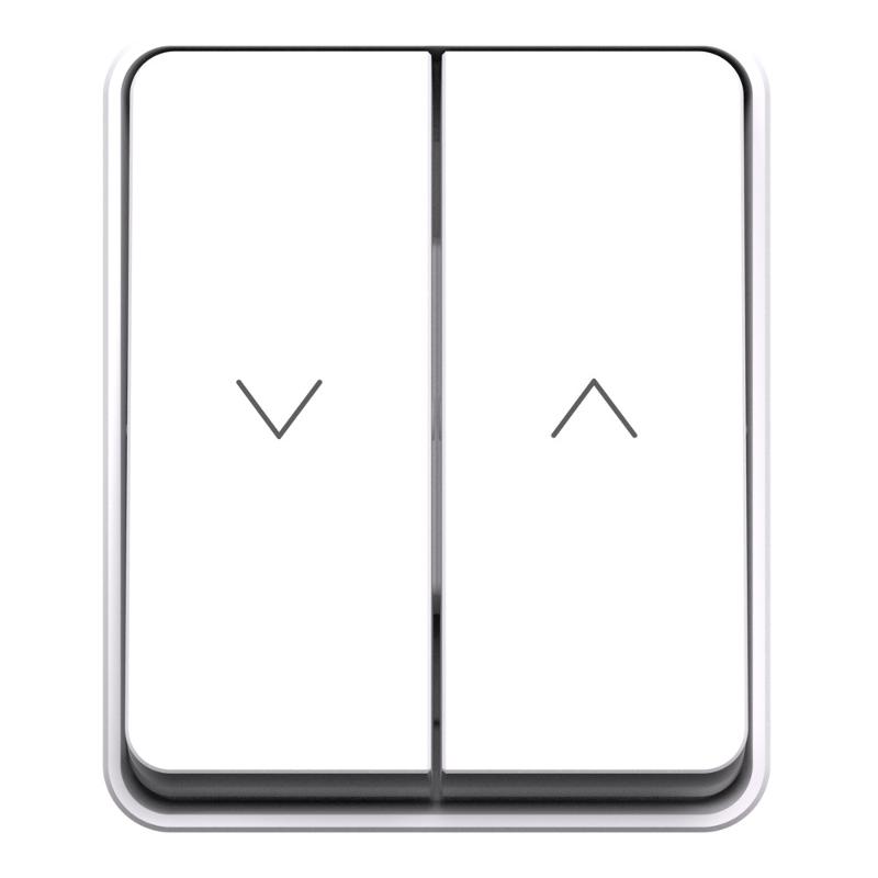 AtlasDesign Profi54 Белый О/У Выключатель 2-клавишный для Жалюзи, 2хсх.4 | ATN540119 | SE — миниатюра 2