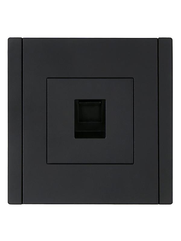 FORTE&PIANO Розетка комп. RJ45 кат.6 FP131 черный | FP-K10-2-K02 | IEK — миниатюра 2