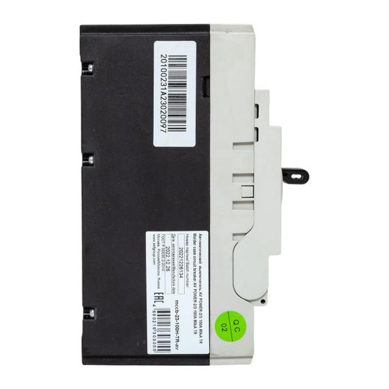 Выключатель автоматический AV POWER-2/3 100А 80kA TR AVERES | mccb-23-100H-TR-av | EKF — миниатюра 20