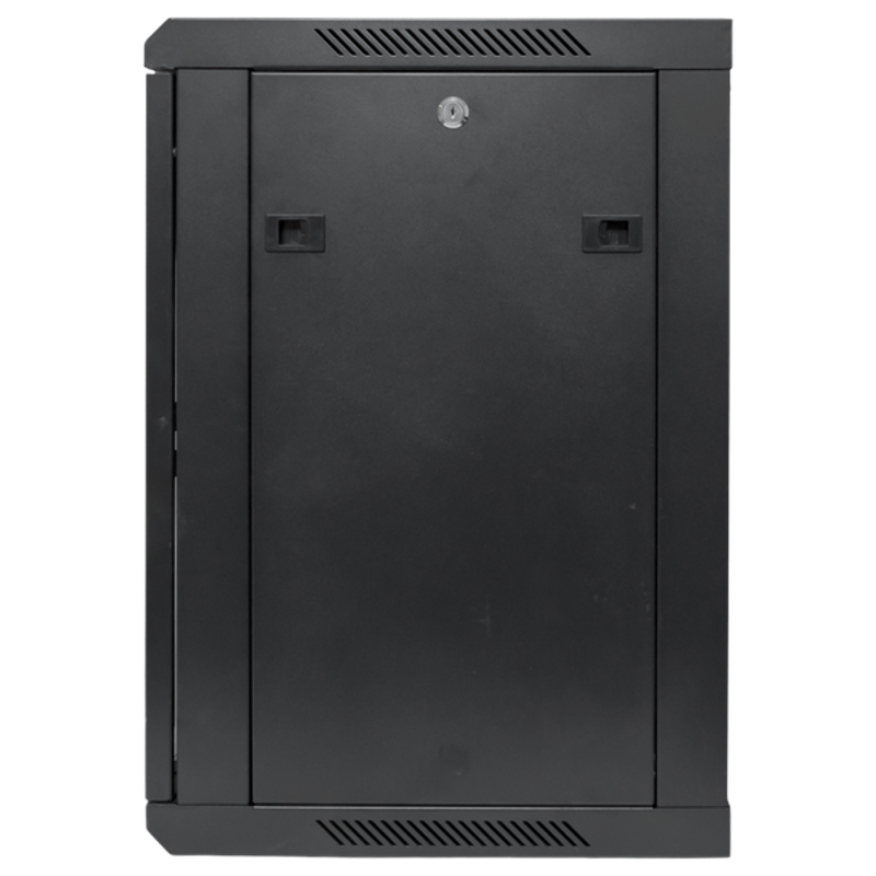 Шкаф настенный 19" TERACOM PRO 12U 600х600 мм дверь стеклянная с замком-ручкой чёрный|TRP-WLL-1266-40B|EKF — миниатюра 6