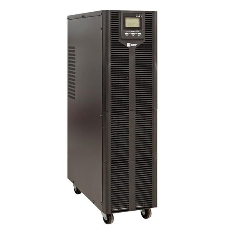 ИБП двойного преобразования E-Power SW900G4 10 кВА/10 кВт напольный,1фазный ,230В, АКБ 16 х 12В_9Ач | SW910G4-T-B | EKF — EKF