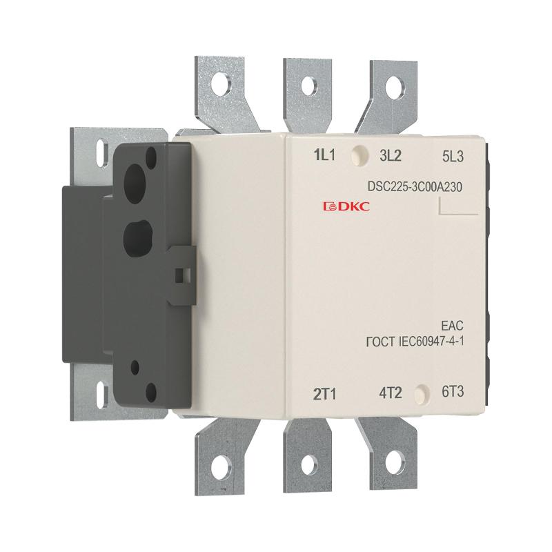 Магнитный контактор DSC225-3C00A230 225А 110кВт (AC3)  кат 220В AC | DSC225-3C00A230 | DKC — миниатюра 1