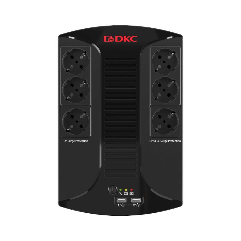 ИБП Info PDU, 800 ВА, Schuko (6), USB для зарядки (2), USB + RJ11 | INFOPDU800 | DKC — миниатюра 7