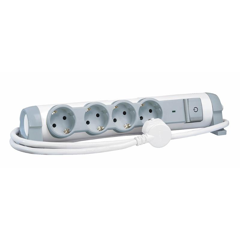 COMFORT Фильтр сетевой СФ-04К 16А 1,5м 3х1,5мм2 бел. | 694651 | IEK — IEK (ИЭК)