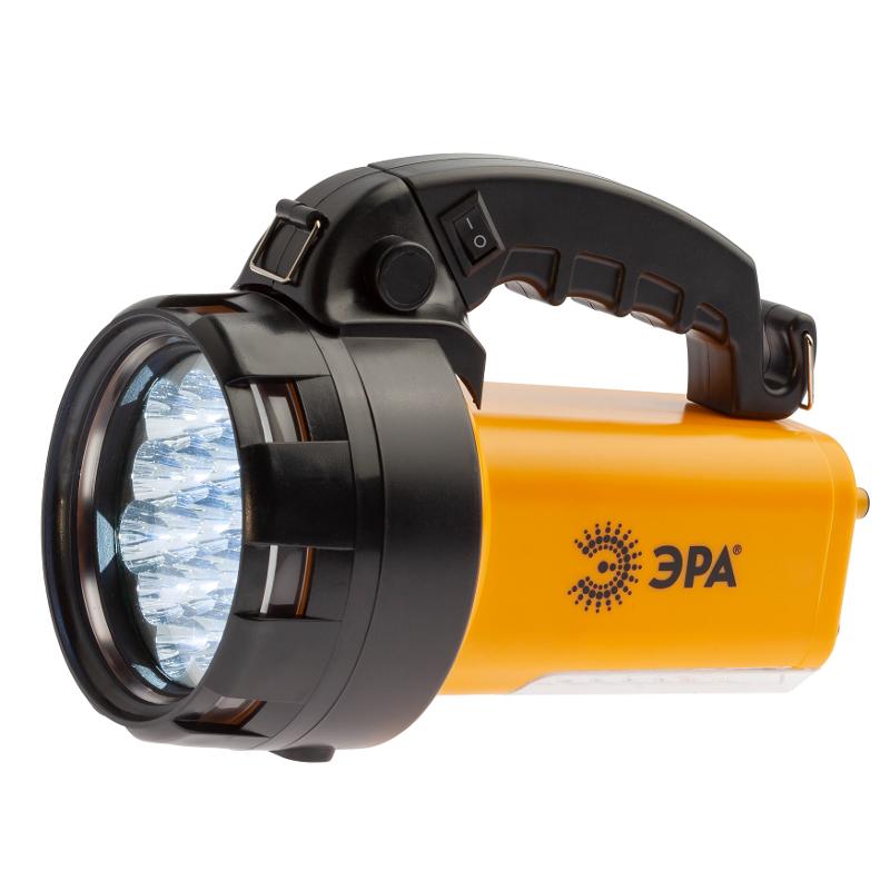 Фонарь прожекторный  PA-601  АЛЬФА 19xLED + 24xLED, литий 3Ач, ЗУ 220V+12V, карт] | Б0031036 | ЭРА — миниатюра 4