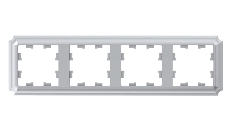 AtlasDesign Antique Рамка 4-ая, универсальная, Алюминий | ATN100304 | SE — Systeme Electric
