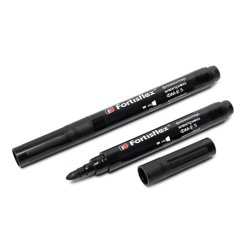Фломастер электрика маркировочный ФМ-2,5 (черн.) | 83404 | Fortisflex — Fortisflex