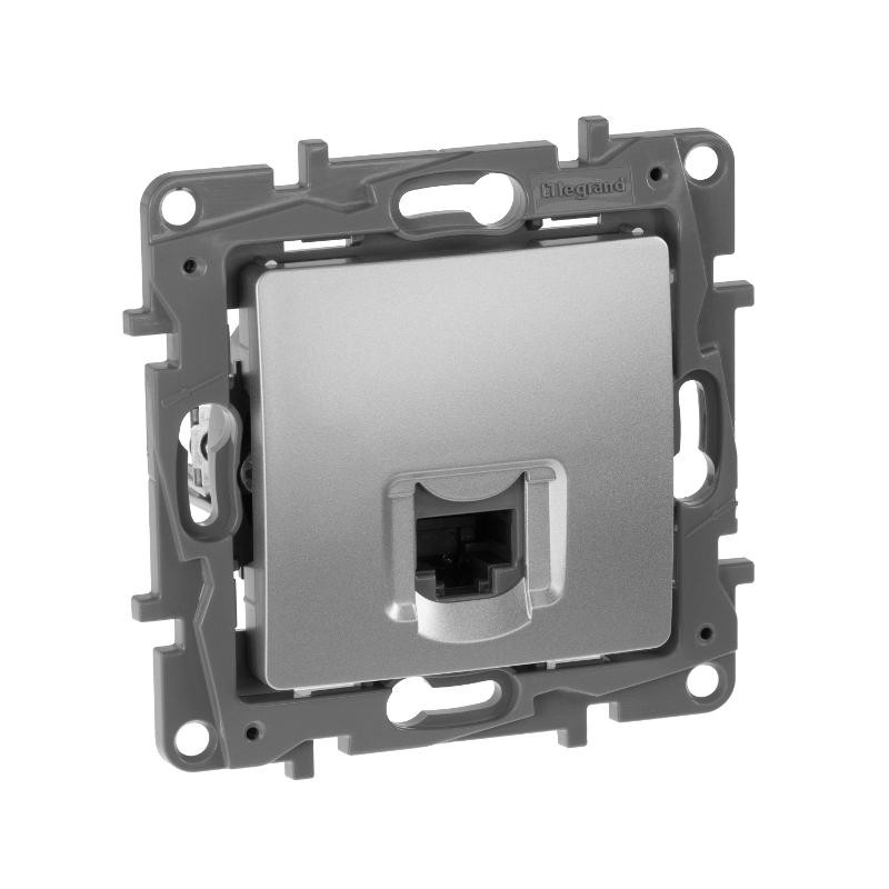 Etika Алюминий Розетка компьютерная RJ45 6 кат. UTP — миниатюра 5