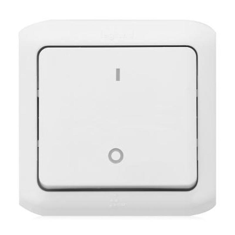 Quteo Белый Выключатель двухполюсный IP44 — миниатюра 2