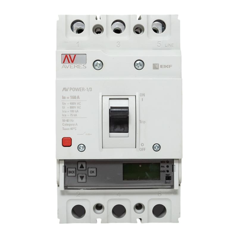 Выключатель автоматический AV POWER-1/3 160А 100kA ETU6.0 AVERES | mccb-13-160H-6.0-av | EKF — миниатюра 9