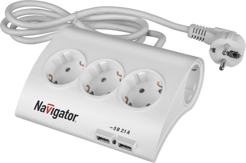 Удлинитель 71 544 NPE-USB-05-180-ESC-3X1.0 |71544 |Navigator — Navigator