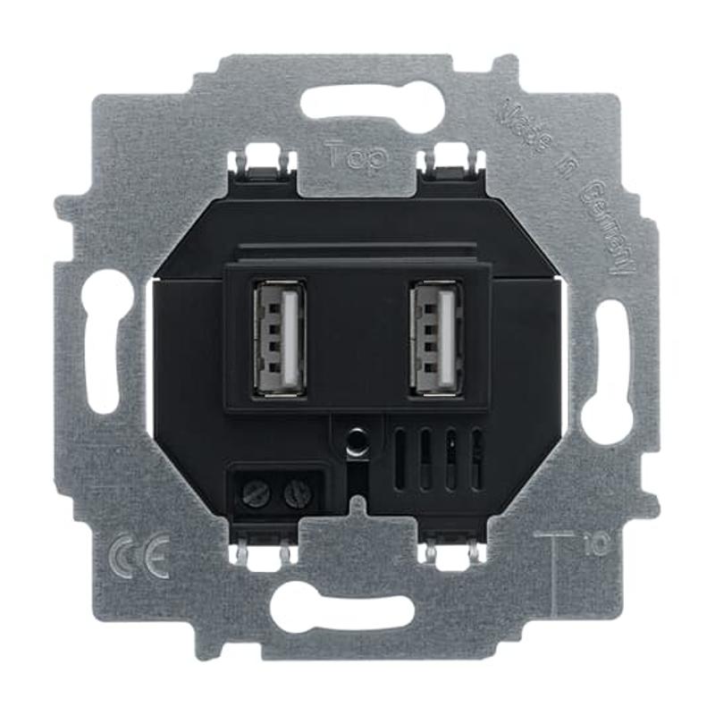 Устройство зарядное 6472 U-500-101, два USB разъема, 3000 мА (2x1500 мА) | 2CKA006400A0094 | ABB — ABB