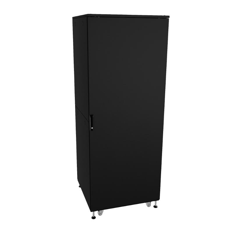 Шкаф ДКС напольный 19", 47U 800x1200мм, двойные боковые панели, черный RAL9005 | R5ITN47812FM1M2SB | DKC — миниатюра 2