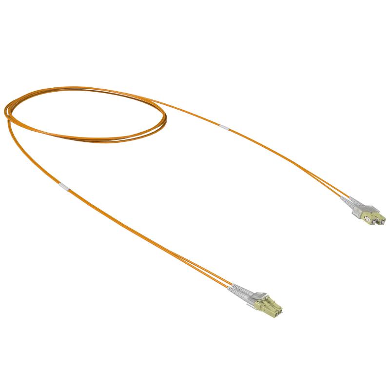 Оптический коммутационный шнур переходной Duplex LC-UPC/SC-UPC, 50/125 OM2, 2 м | RNPC50DCL2 | DKC — фото 1 | Sento