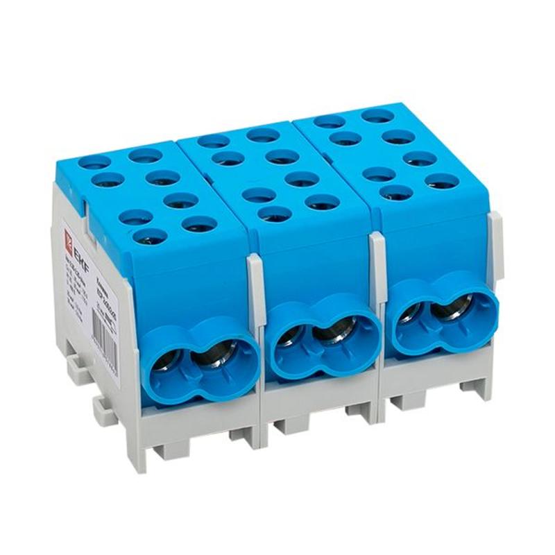 Клемма распределительная КСР с двойным винтом 2x35/2x25 синяя PROxima | ksr-2.35-2.25-blue | EKF — миниатюра 20