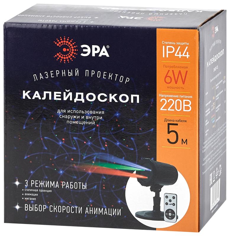 Проектор Laser Калейдоскоп,  ENIOP-05  , IP44, 220В (12/252) | Б0047976 | ЭРА — миниатюра 2