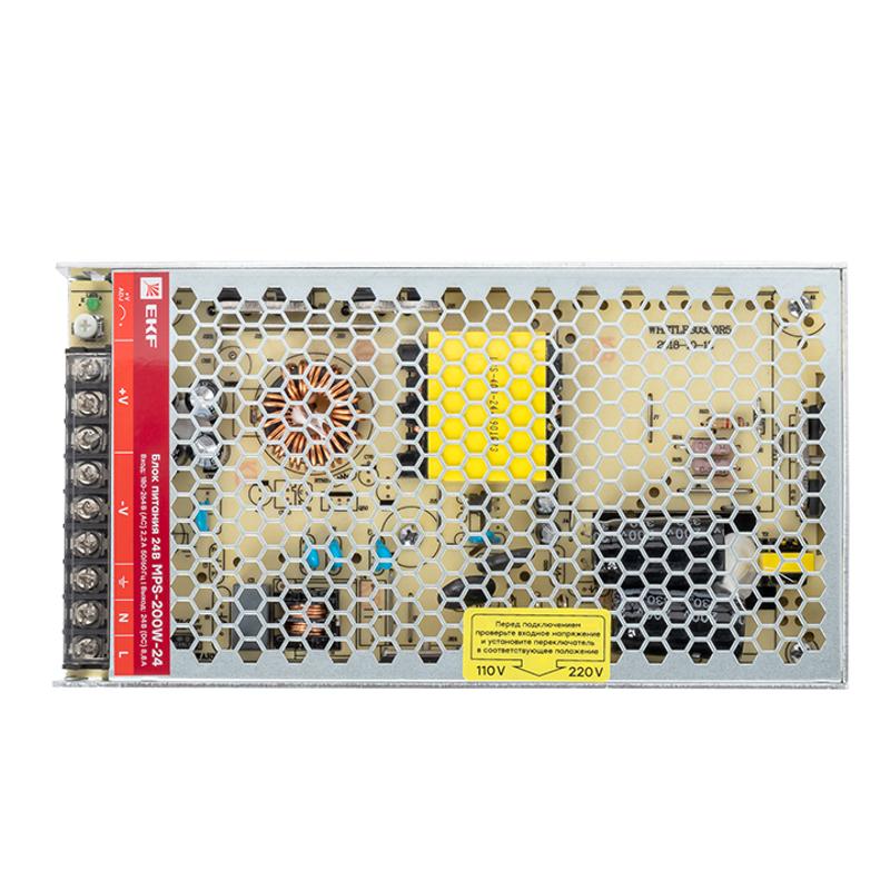 Блок питания 24В MPS-200W-24 EKF Proxima |  mps-200w-24 |  EKF — миниатюра 2