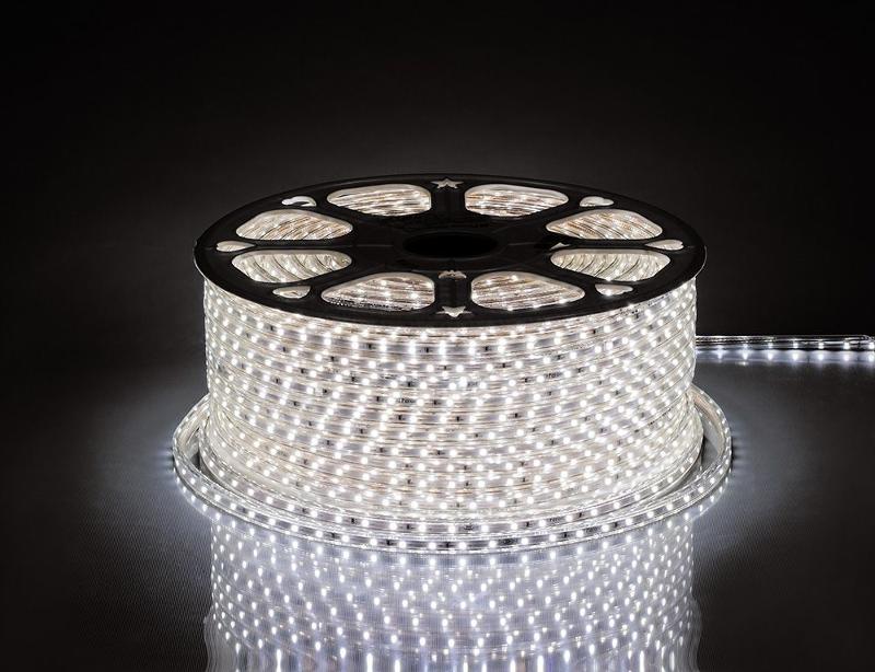 Лента светодиодная LS704/LED-RL 60SMD(2835)/м 4.4Вт/м 220V IP65, длина 100м, 6400K | 26243 | FERON — миниатюра 1