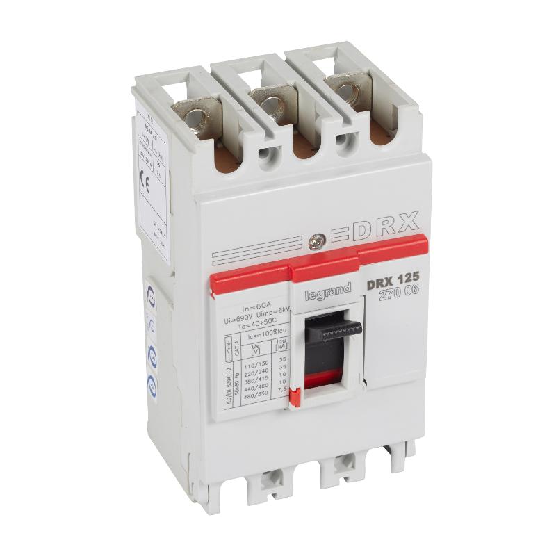 Drx125 фиксированный 60a 3п 10кА | 027006 | Legrand — Legrand