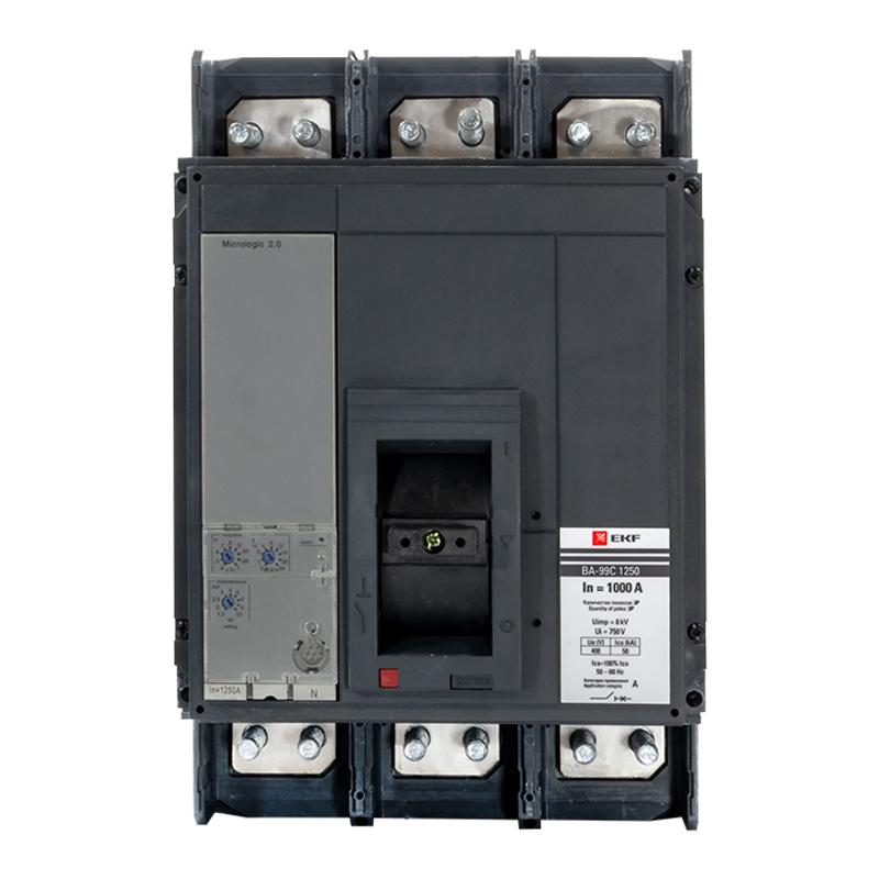 Выключатель автоматический ВА-99C (Compact NS) 1250/1000А 3P 50кА PROxima | mccb99C-1250-1000 | EKF — миниатюра 2