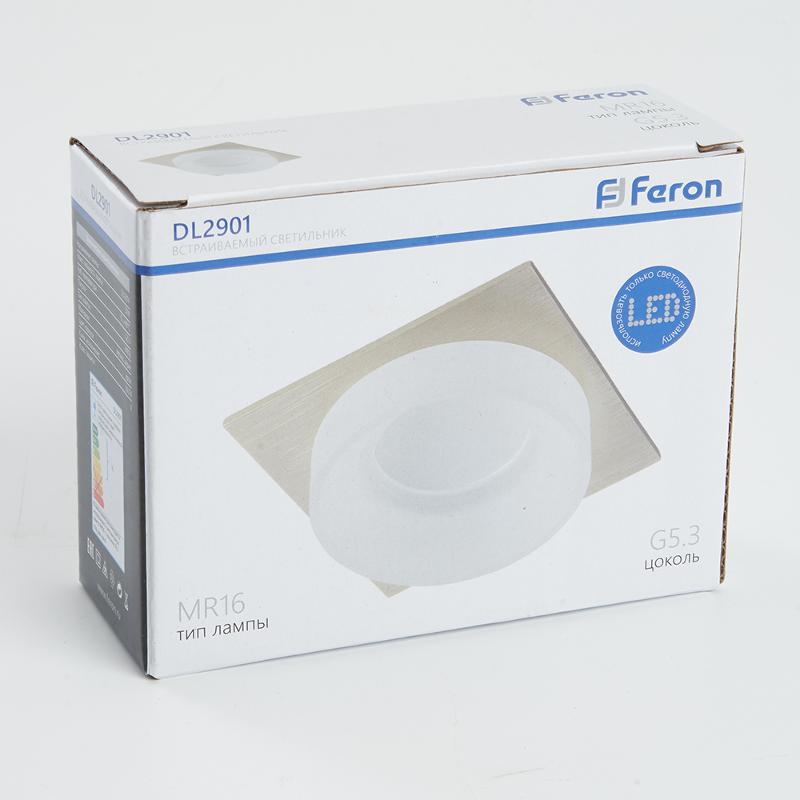 Светильник встраиваемый DL2901 потолочный MR16 G5.3 хром | 41140 | Feron — миниатюра 6