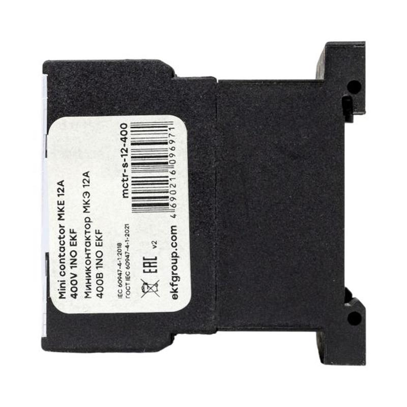 Миниконтактор МКЭ 12А 230В 1NO EKF PROxima | Mctr-s-12-230 | EKF — миниатюра 14