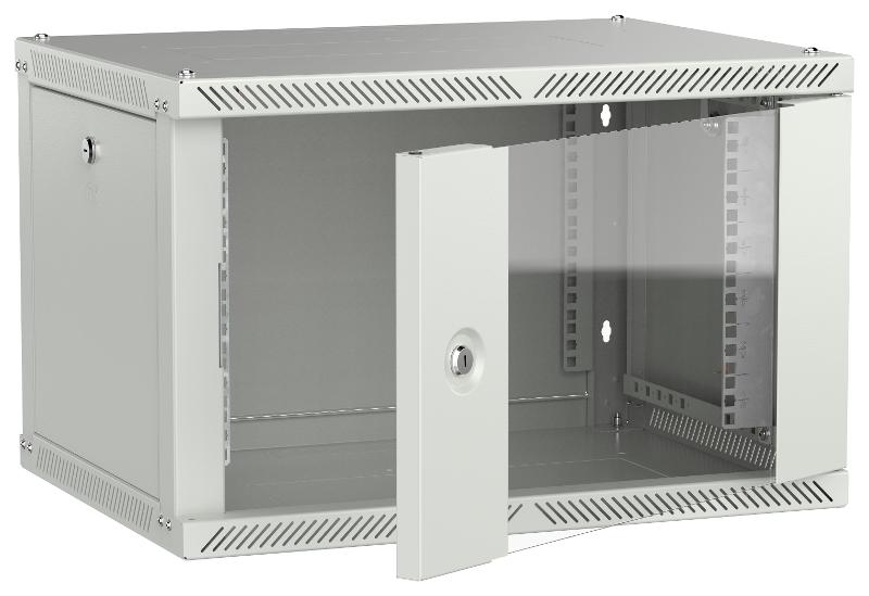 ITK LINEA W Шкаф 6U 600х450мм дверь стекло серый 2.0| LWR3-06U64-GF-2| ITK — ITK