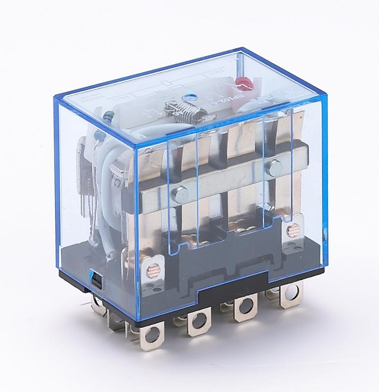 Промежуточное реле 4 конт. с инд. LED 10А 220В AC ПР | 23210DEK | DEKraft — DEKraft