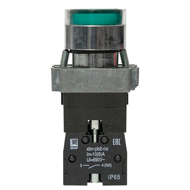 Кнопка BA31 с подстветкой 230В зеленая NO IP65  PROxima | xb2-bw31-230-65 | EKF — миниатюра 3