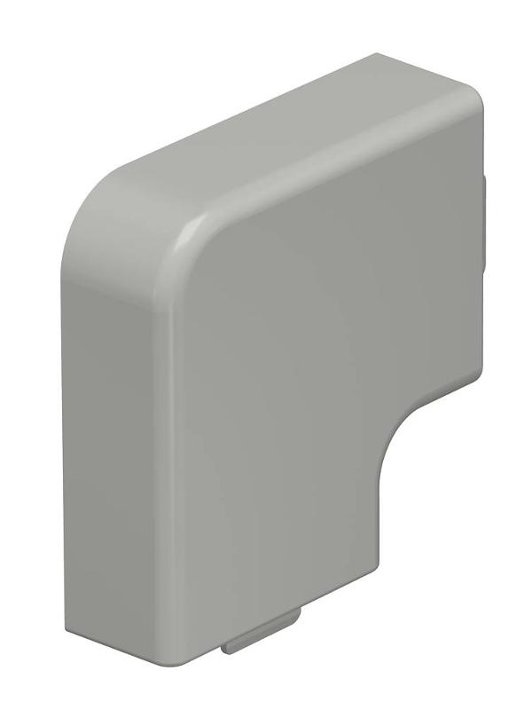 Крышка плоского угла кабельного канала WDK 15x40 мм (ПВХ,серый) (WDK HF15040GR) | 6158609 | OBO Bettermann — OBO Bettermann