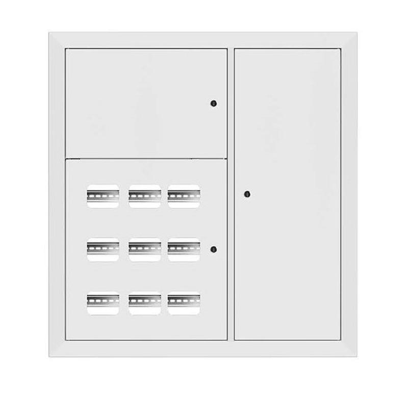 Щит этажный 9 кв. RAL9003 3 окна в ряд по гориз. (1000х950х150)  PROxima |mb29-v-9-ral9003-1| EKF — фото 1 | Sento