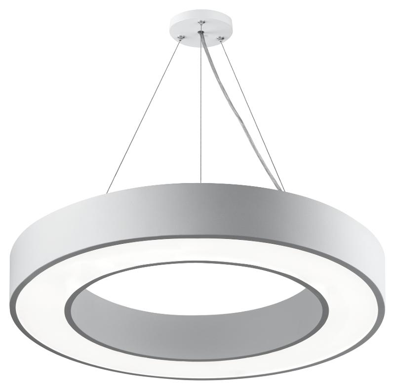 Светильник светодиодный Geometria Ring SPO-133-W-40K-045 45Вт 4000K 3200Лм IP40 600*600*80 белый подвесной ЛТ | Б0058904 | ЭРА — миниатюра 4