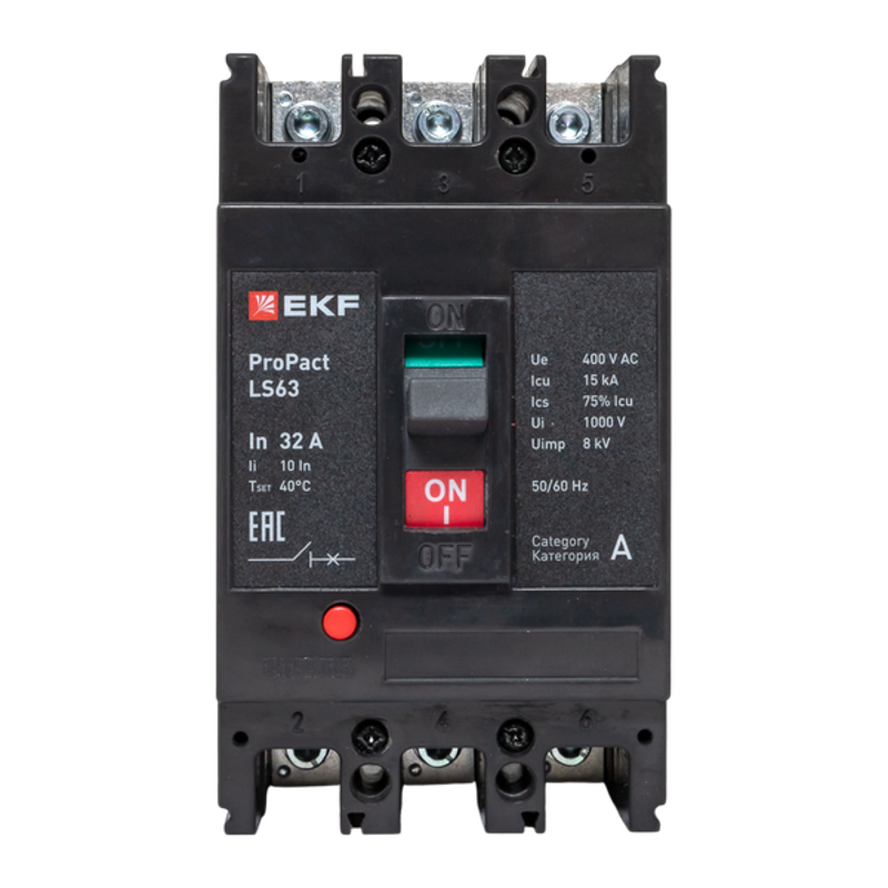 Выключатель автоматический LS63 15кА 3P 32А ProPact | mccb-63-15-3-32-ls | EKF — миниатюра 13