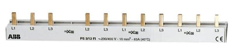 Шина комплектная 3ф.шина 12мод.63А диф.PS3/12FI | 2CDL230002R1012 | ABB — ABB