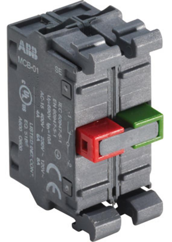 Контактный блок MCB-11 фронтального монтажа 1НО1H3 | 1SFA611610R1011 | ABB — ABB