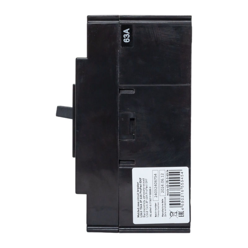 Выключатель автоматический LS63 15кА 3P 63А ProPact | mccb-63-15-3-63-ls | EKF — миниатюра 16